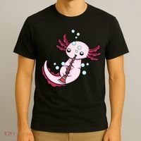 Clarinet Player Axolotl Lover  Big Band Music Clarinet  T-Shirt thumb 3