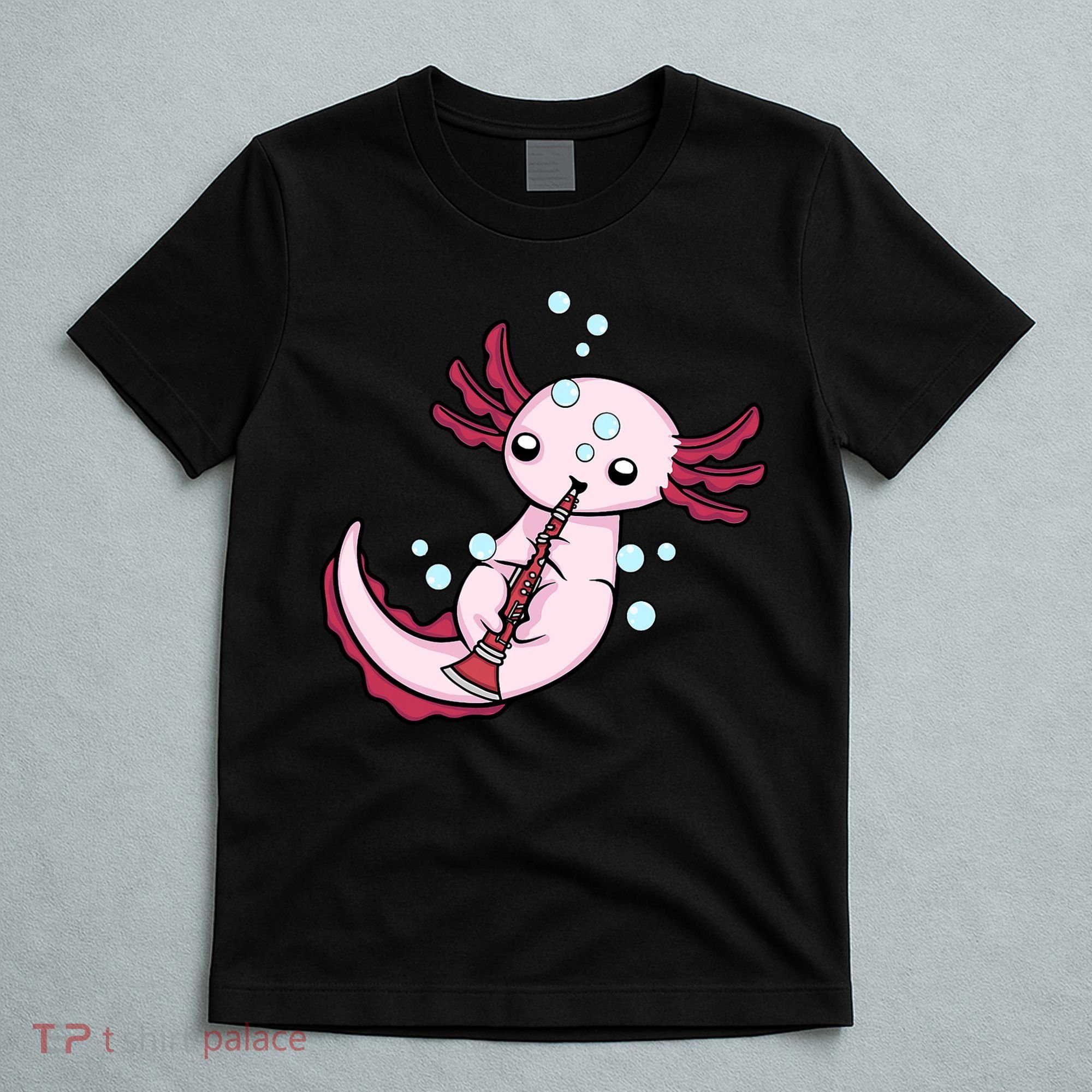 Clarinet Player Axolotl Lover  Big Band Music Clarinet  T-Shirt