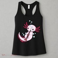 Clarinet Player Axolotl Lover  Big Band Music Clarinet  Women's Tank Top thumb 3