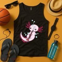 Clarinet Player Axolotl Lover  Big Band Music Clarinet  Tank Top thumb 4