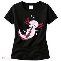 Clarinet Player Axolotl Lover  Big Band Music Clarinet  Women's T-Shirt thumb 0