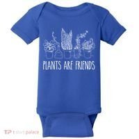 Cute Plants Are Friends Gardening Meaningful Gift Baby Bodysuit thumb 0