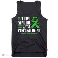 Cerebral Palsy Awareness I Love Someone with Cerebral Palsy Tank Top thumb 0