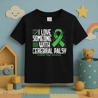 Cerebral Palsy Awareness I Love Someone with Cerebral Palsy Toddler T-Shirt thumb 3