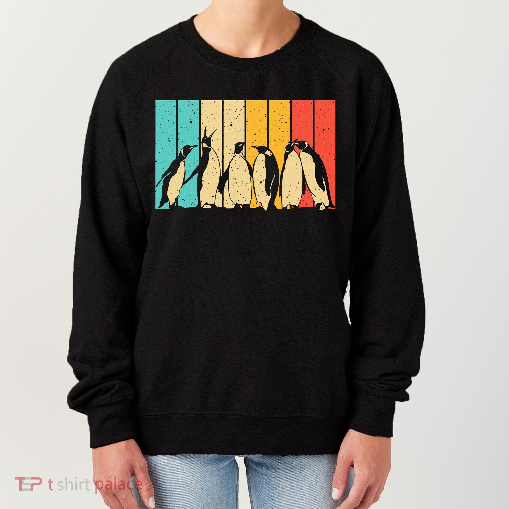Cute Penguin Art Bird Zoologist Penguin Lovers Women's Sweatshirt