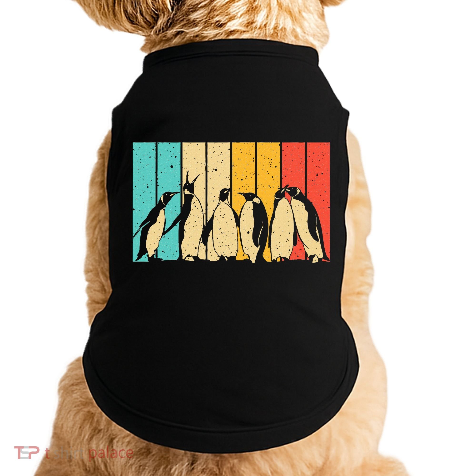 Cute Penguin Art Bird Zoologist Penguin Lovers Doggie Tank