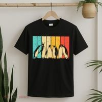 Cute Penguin Art Bird Zoologist Penguin Lovers T-Shirt thumb 2