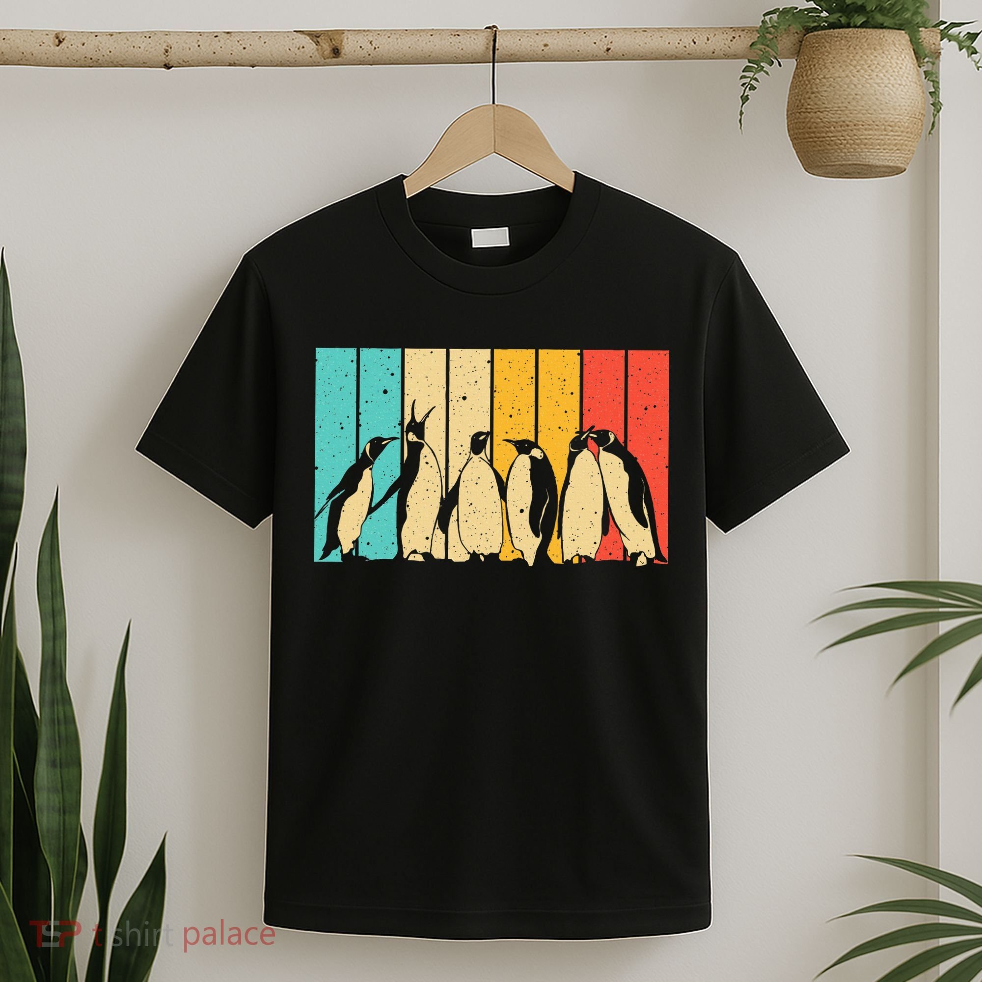 Cute Penguin Art Bird Zoologist Penguin Lovers T-Shirt