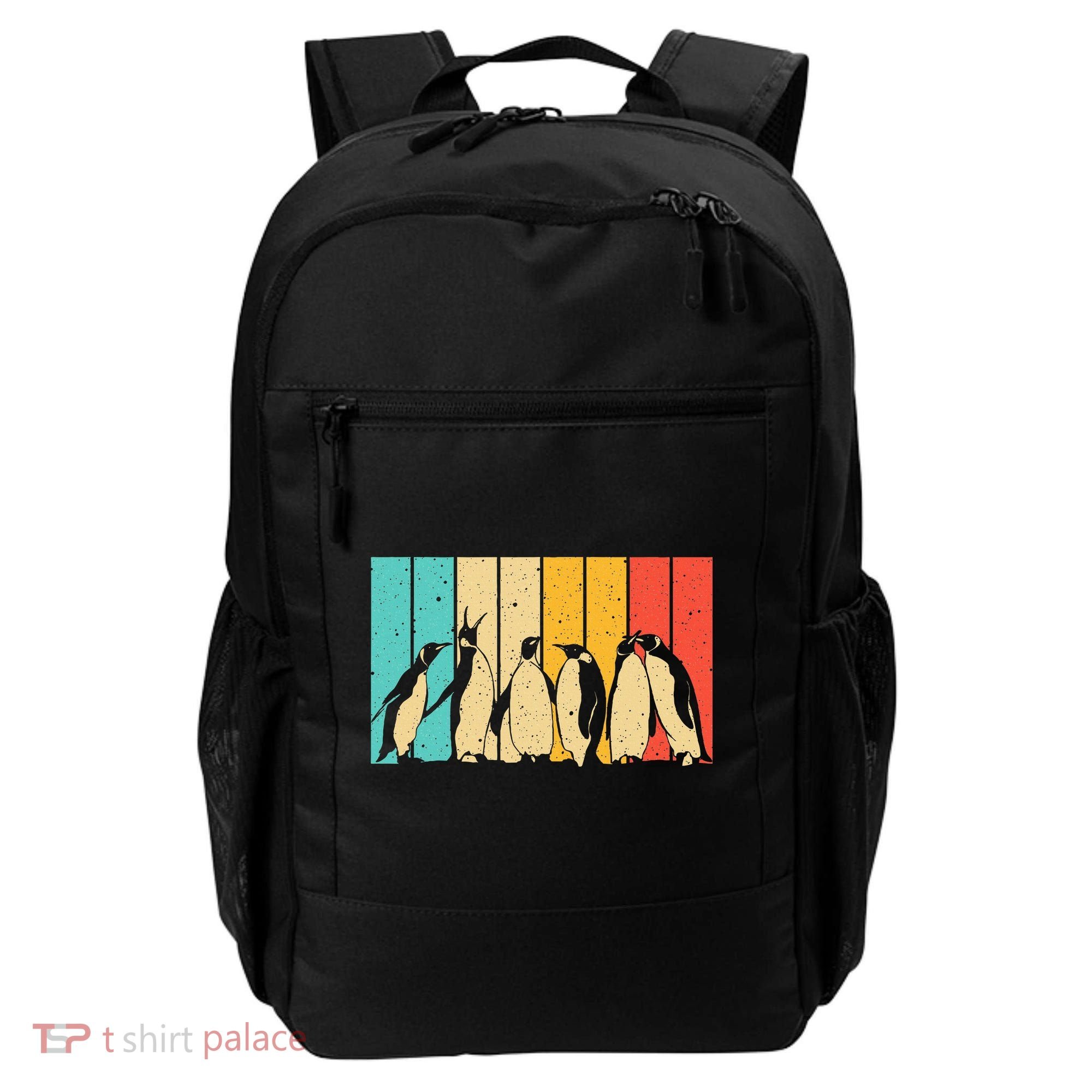 Cute Penguin Art Bird Zoologist Penguin Lovers Backpack