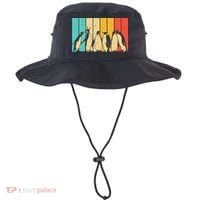 Cute Penguin Art Bird Zoologist Penguin Lovers Bucket Hat thumb 0
