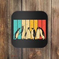 Cute Penguin Art Bird Zoologist Penguin Lovers Coaster thumb 0