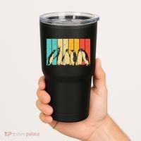 Cute Penguin Art Bird Zoologist Penguin Lovers Tumbler thumb 2
