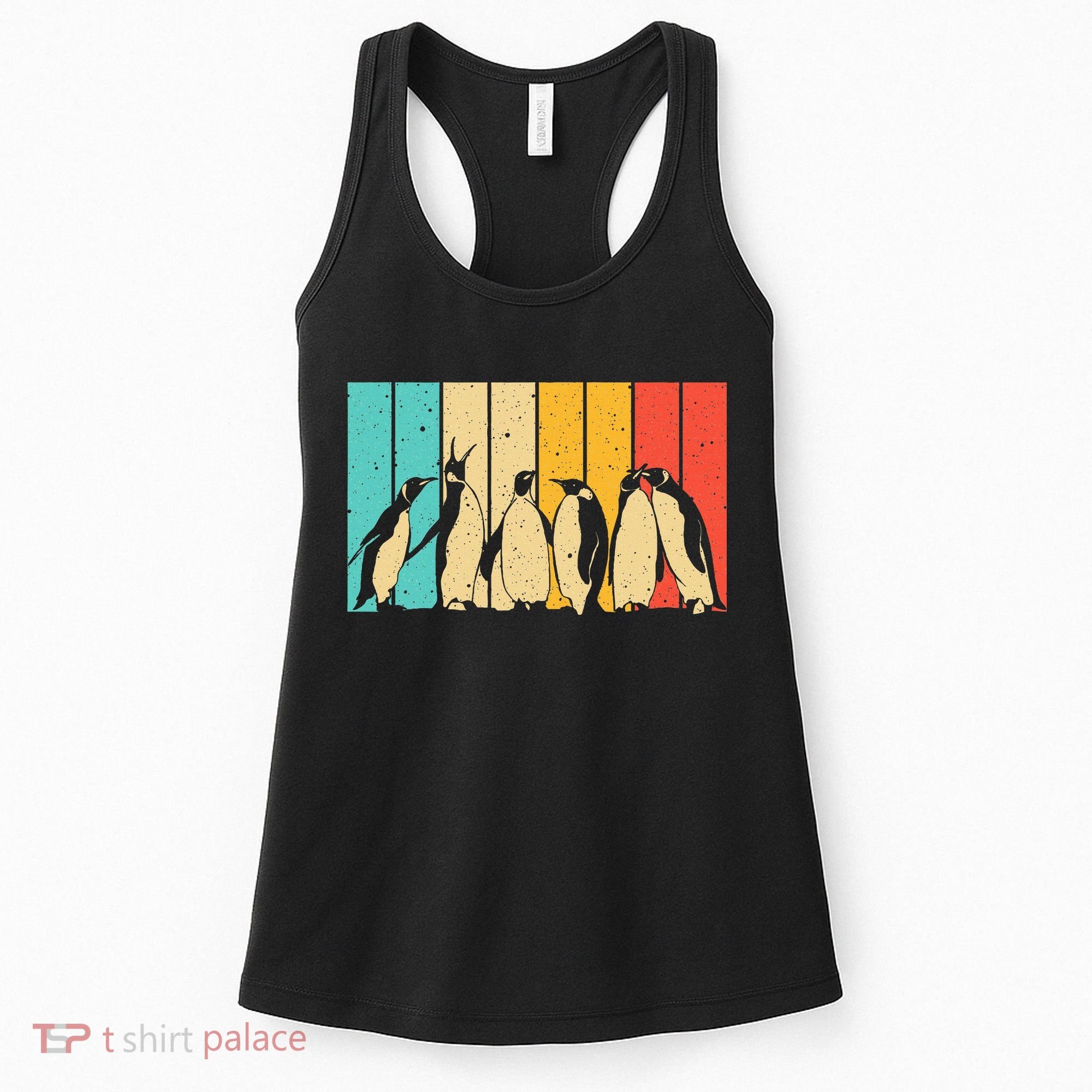 Cute Penguin Art Bird Zoologist Penguin Lovers Women's Tank Top
