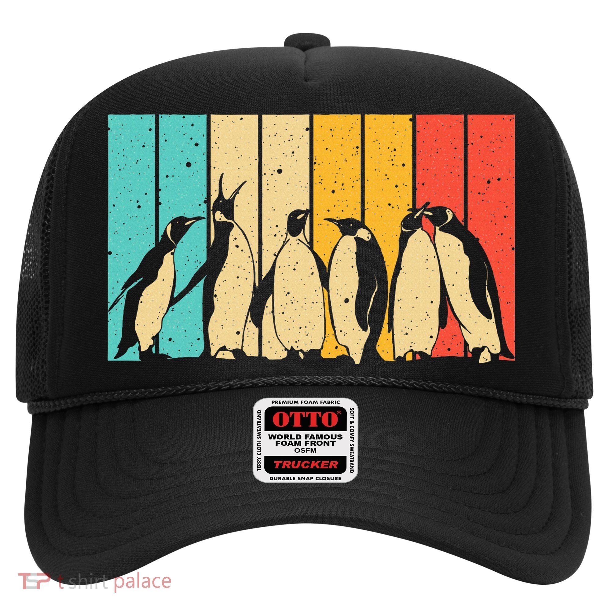 Cute Penguin Art Bird Zoologist Penguin Lovers Hat