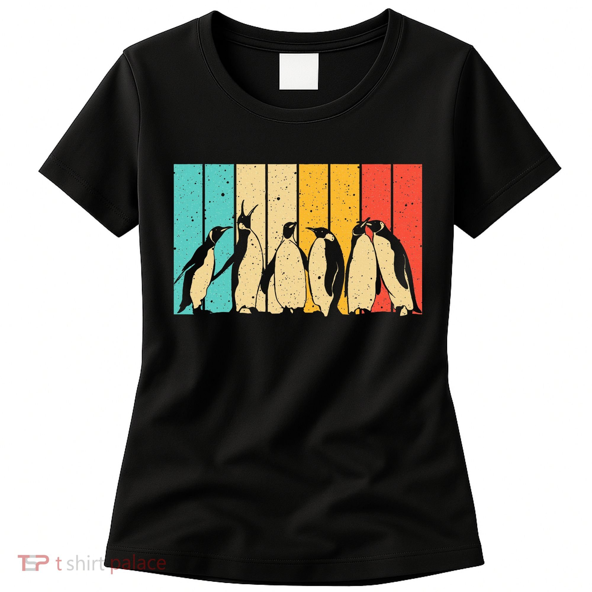 Cute Penguin Art Bird Zoologist Penguin Lovers Women's T-Shirt
