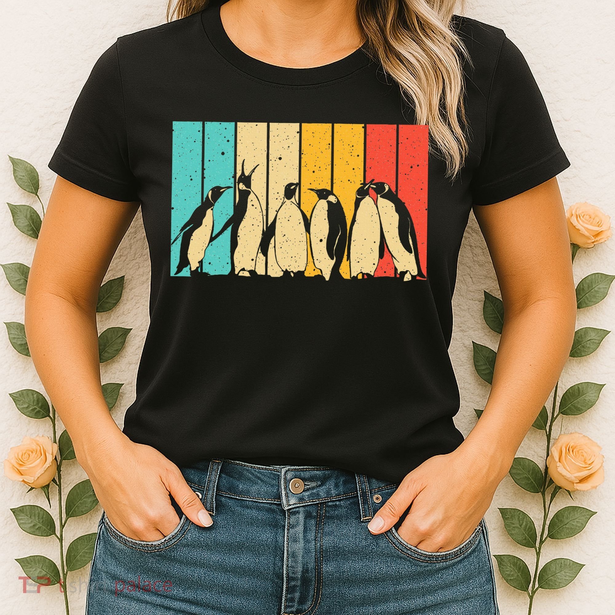 Cute Penguin Art Bird Zoologist Penguin Lovers Women's T-Shirt