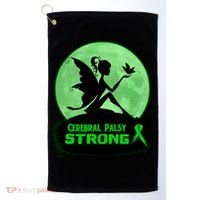 Cerebral Palsy Awareness Gift Golf Towel thumb 0