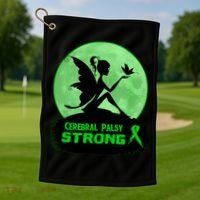 Cerebral Palsy Awareness Gift Golf Towel thumb 1