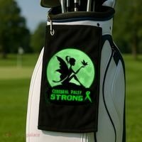 Cerebral Palsy Awareness Gift Golf Towel thumb 2