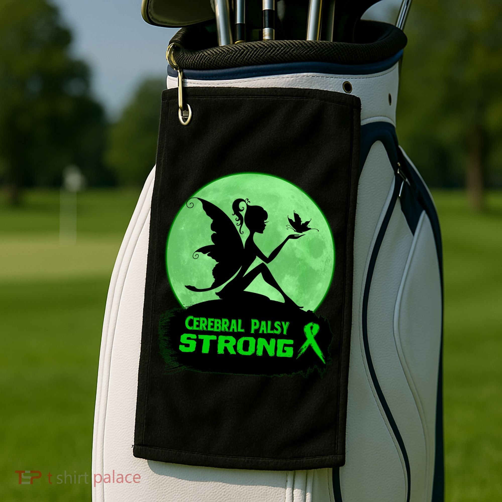 Cerebral Palsy Awareness Gift Golf Towel
