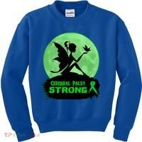 Cerebral Palsy Awareness Gift Kids Sweatshirt thumb 0