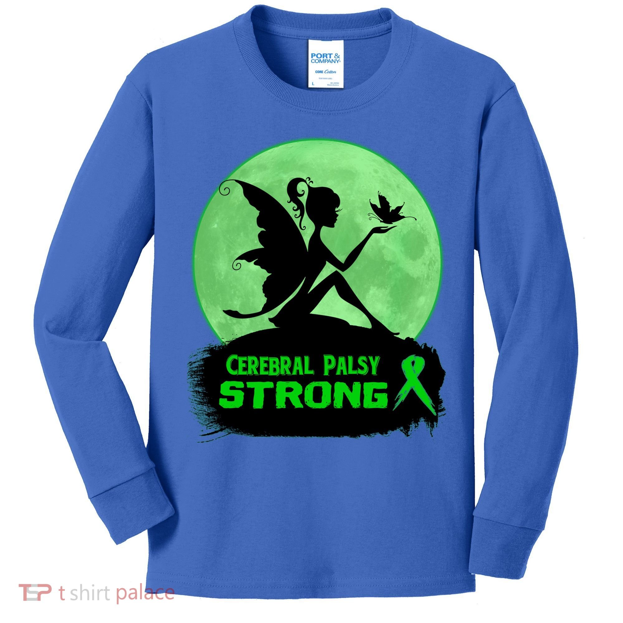 Cerebral Palsy Awareness Gift Kids Long Sleeve Shirt