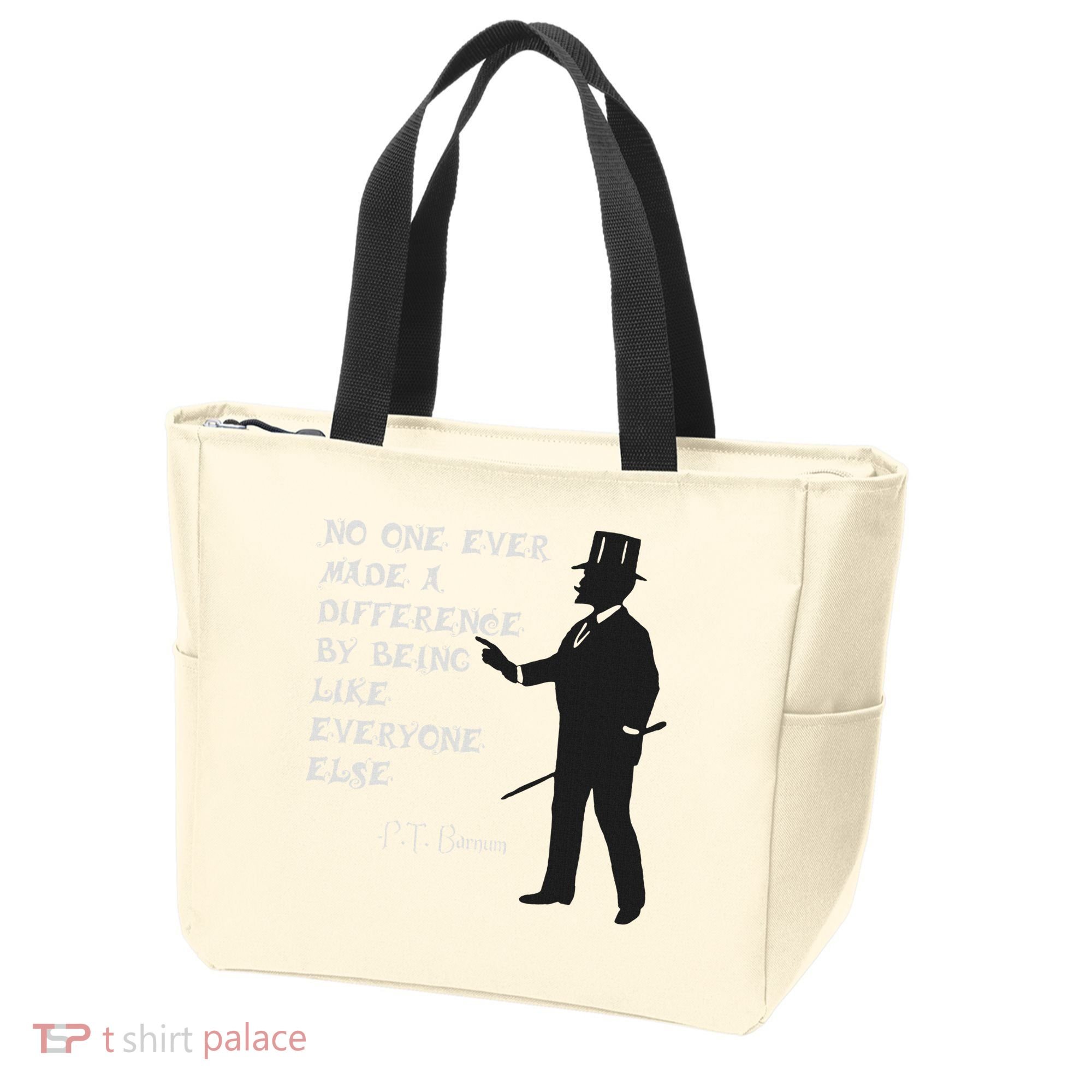 Circus Pt Barnum Ringmaster Quote No One Ever Made Tote Bag