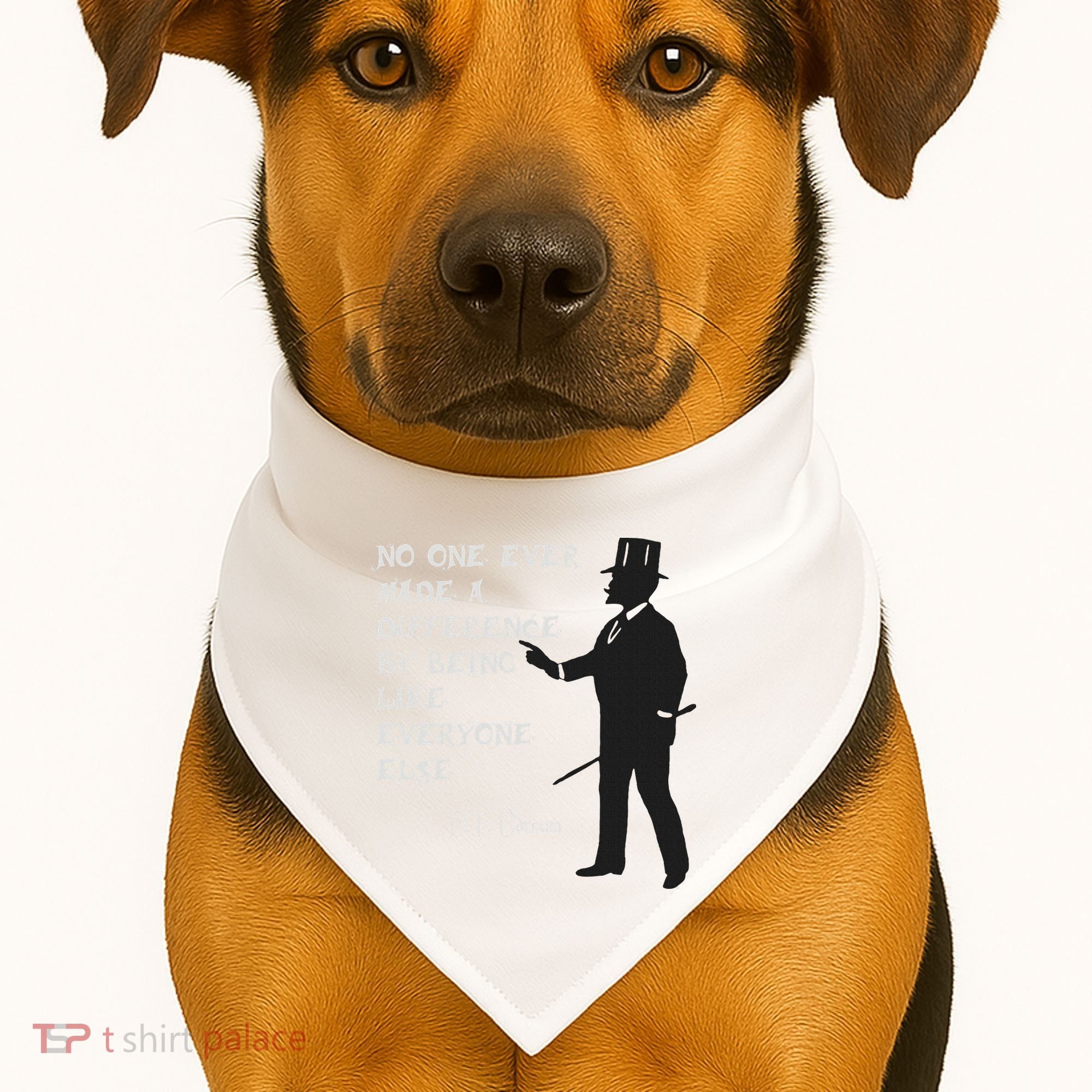 Circus Pt Barnum Ringmaster Quote No One Ever Made USA-Made Doggie Bandana