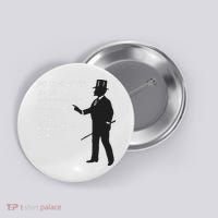 Circus Pt Barnum Ringmaster Quote No One Ever Made Button thumb 0