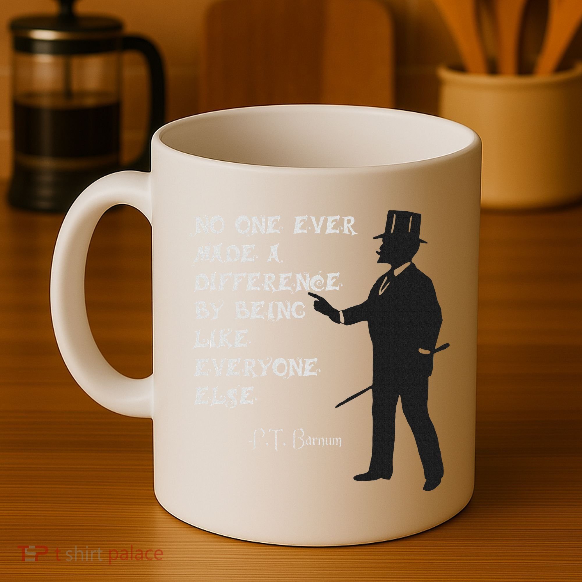 Circus Pt Barnum Ringmaster Quote No One Ever Made Coffee Mug