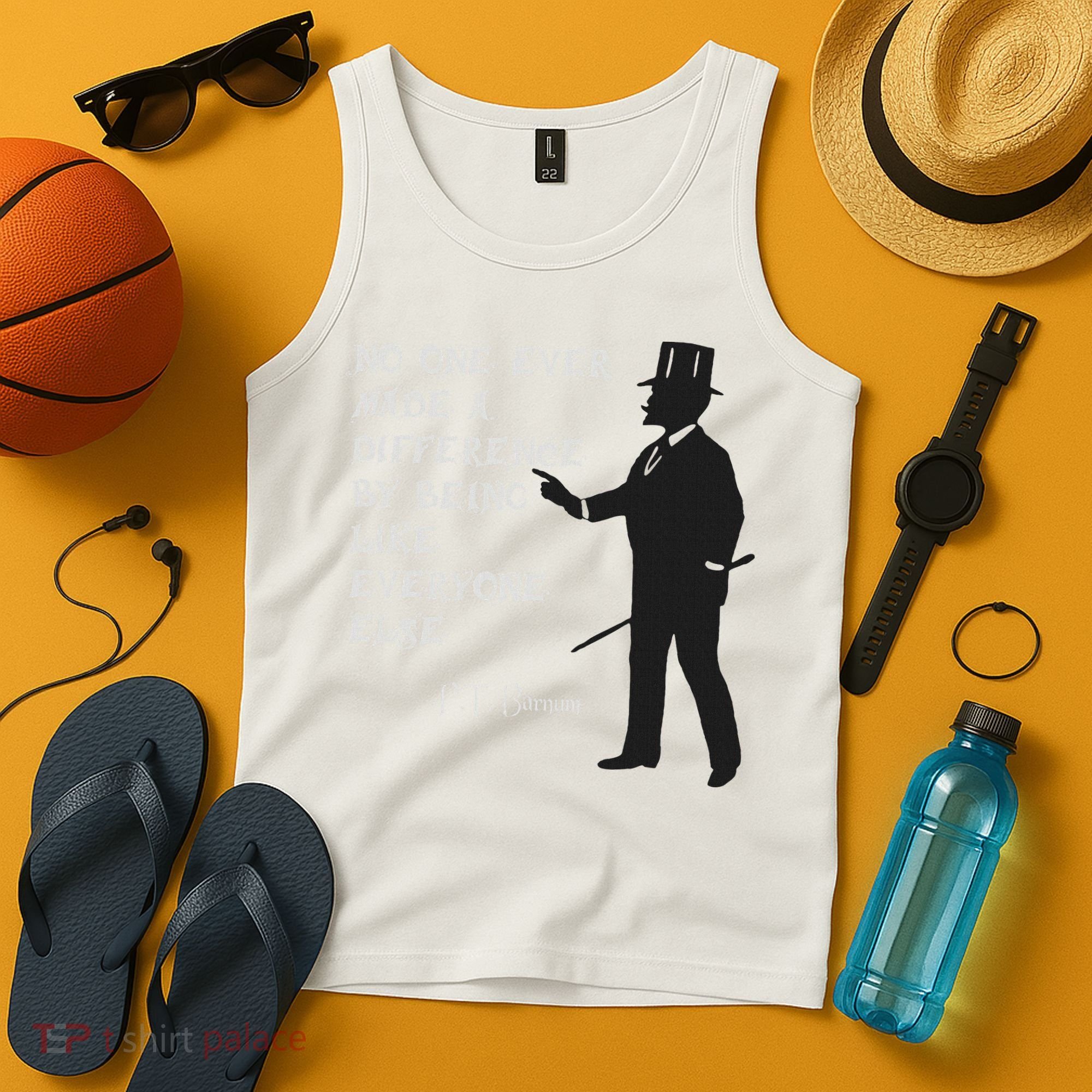Circus Pt Barnum Ringmaster Quote No One Ever Made Tank Top