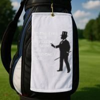 Circus Pt Barnum Ringmaster Quote No One Ever Made Golf Towel thumb 2