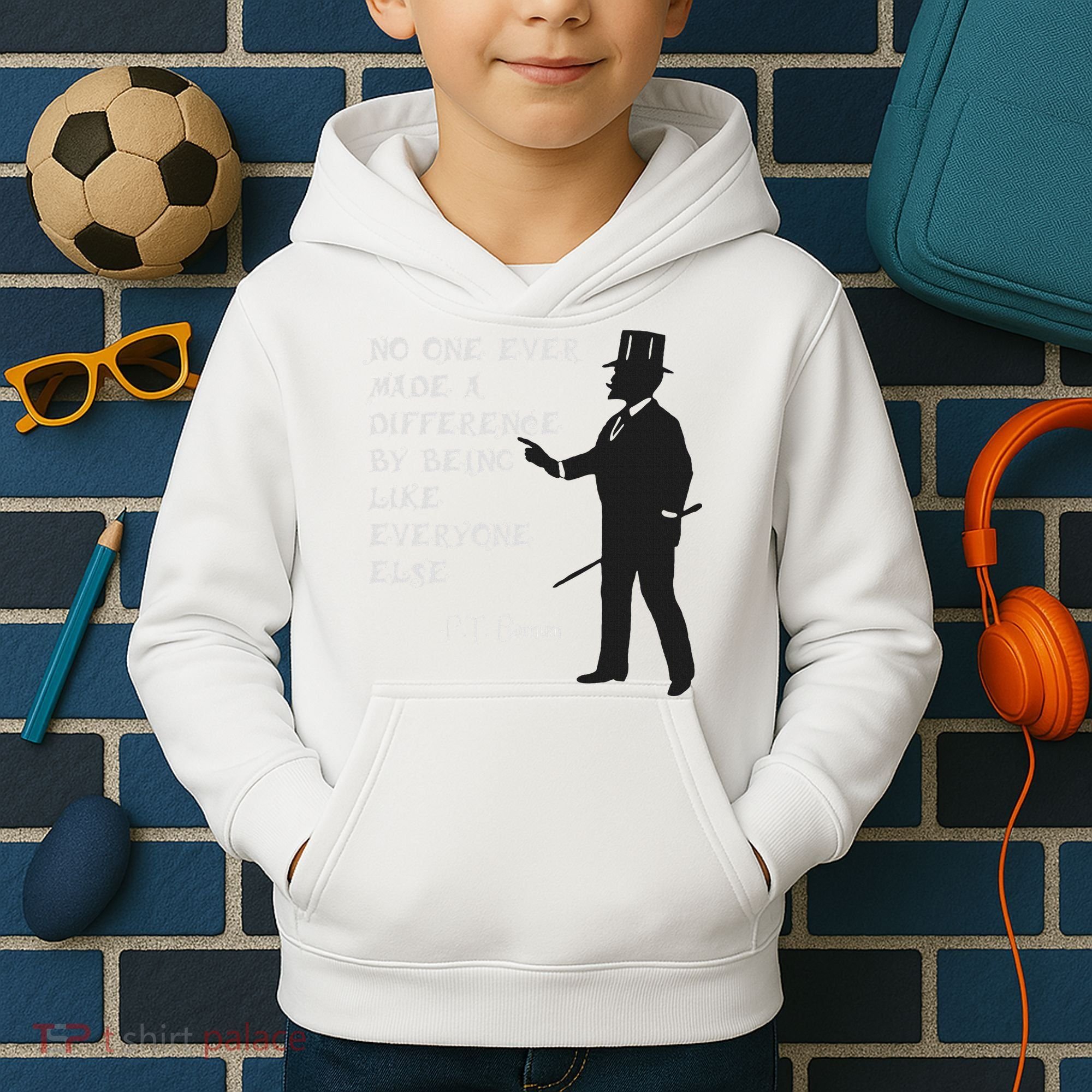 Circus Pt Barnum Ringmaster Quote No One Ever Made Kids Hoodie