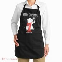 Cute Polar Bear Scarf Merry Christmas Xmas Holidays Gift Apron thumb 2