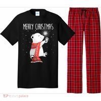 Cute Polar Bear Scarf Merry Christmas Xmas Holidays Gift Pajama Set thumb 0