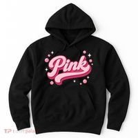 Cute Pink Bubble Logo Hoodie thumb 0