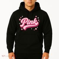 Cute Pink Bubble Logo Hoodie thumb 2