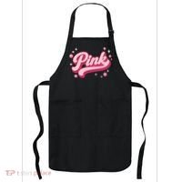 Cute Pink Bubble Logo Apron thumb 0