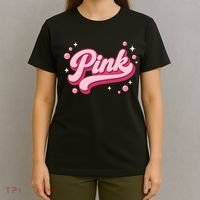 Cute Pink Bubble Logo T-Shirt thumb 4