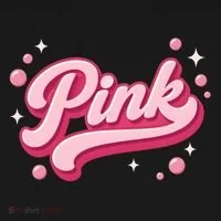 Cute Pink Bubble Logo Bucket Hat thumb 4
