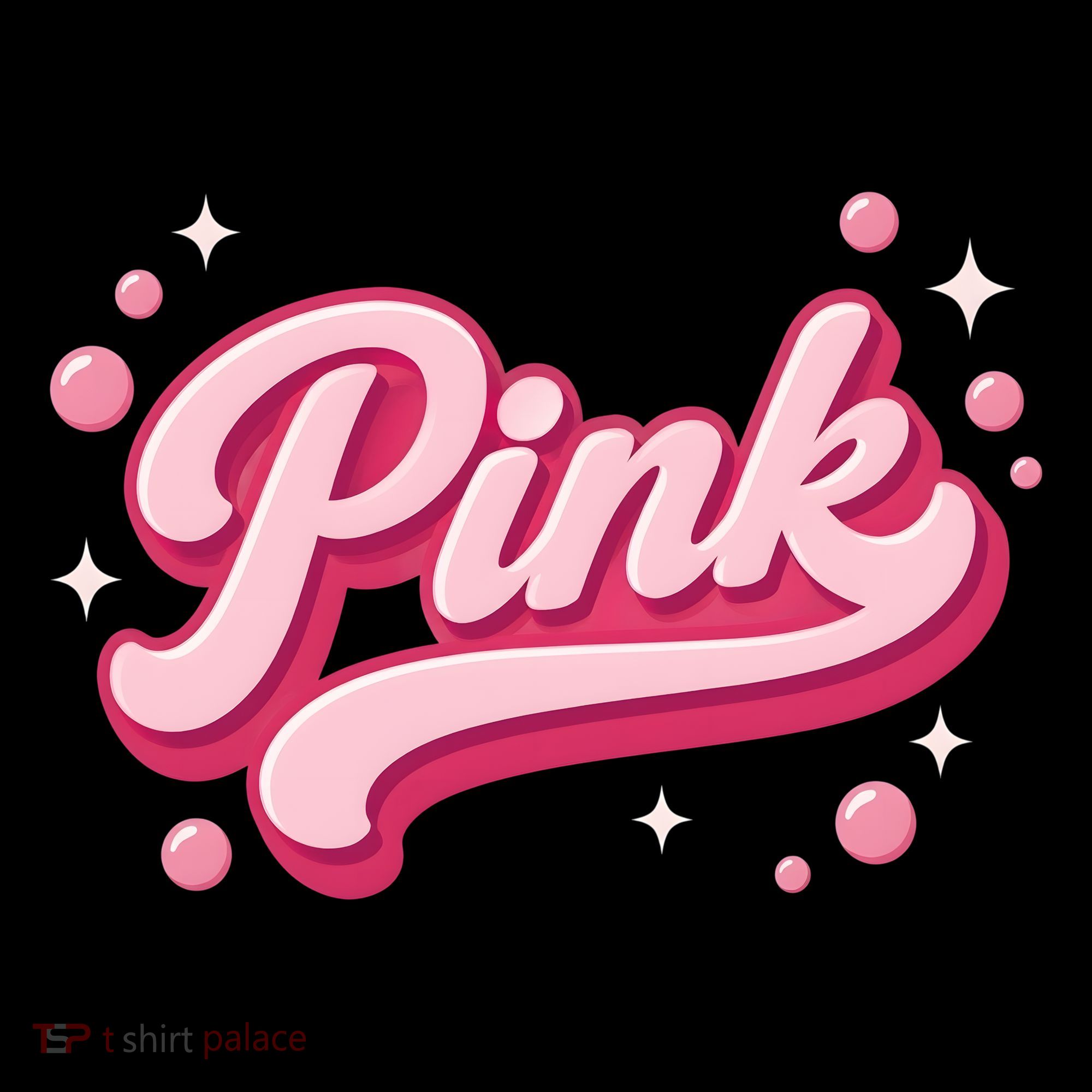 Cute Pink Bubble Logo Coffee Mug