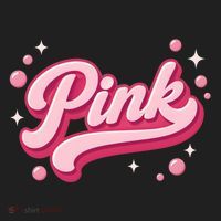 Cute Pink Bubble Logo Tumbler thumb 3