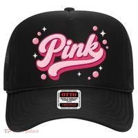 Cute Pink Bubble Logo Hat thumb 0