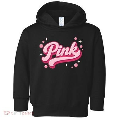 Cute Pink Bubble Logo Toddler Hoodie