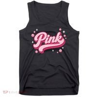 Cute Pink Bubble Logo Tank Top thumb 0