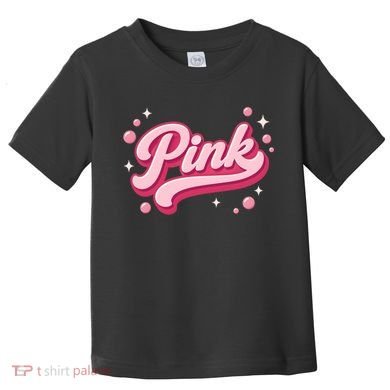 Cute Pink Bubble Logo Toddler T-Shirt