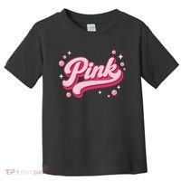 Cute Pink Bubble Logo Toddler T-Shirt thumb 0