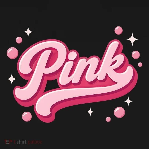 Cute Pink Bubble Logo Women's Long Sleeve Shirt