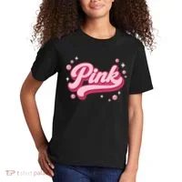 Cute Pink Bubble Logo Kids T-Shirt thumb 2