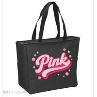 Cute Pink Bubble Logo Tote Bag thumb 2